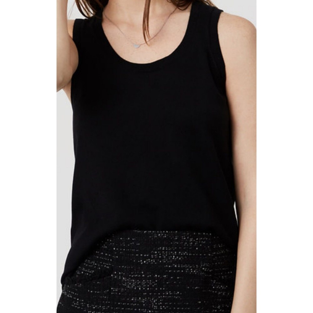 Ann Taylor LOFT Women's Sweater Tank Top Sleeveless Black size S MSRP $44.50 NWT